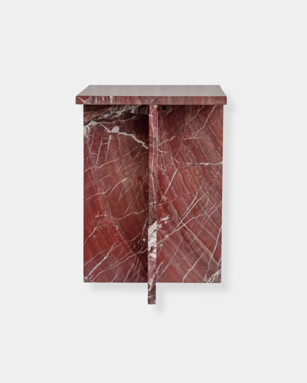 BLAIR ACCENT TABLE - ROSSO LEVANTO MARBLE | Stonewaters