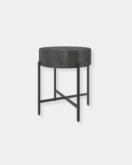BLOX ROUND ACCENT TABLE - Stonewaters-121187