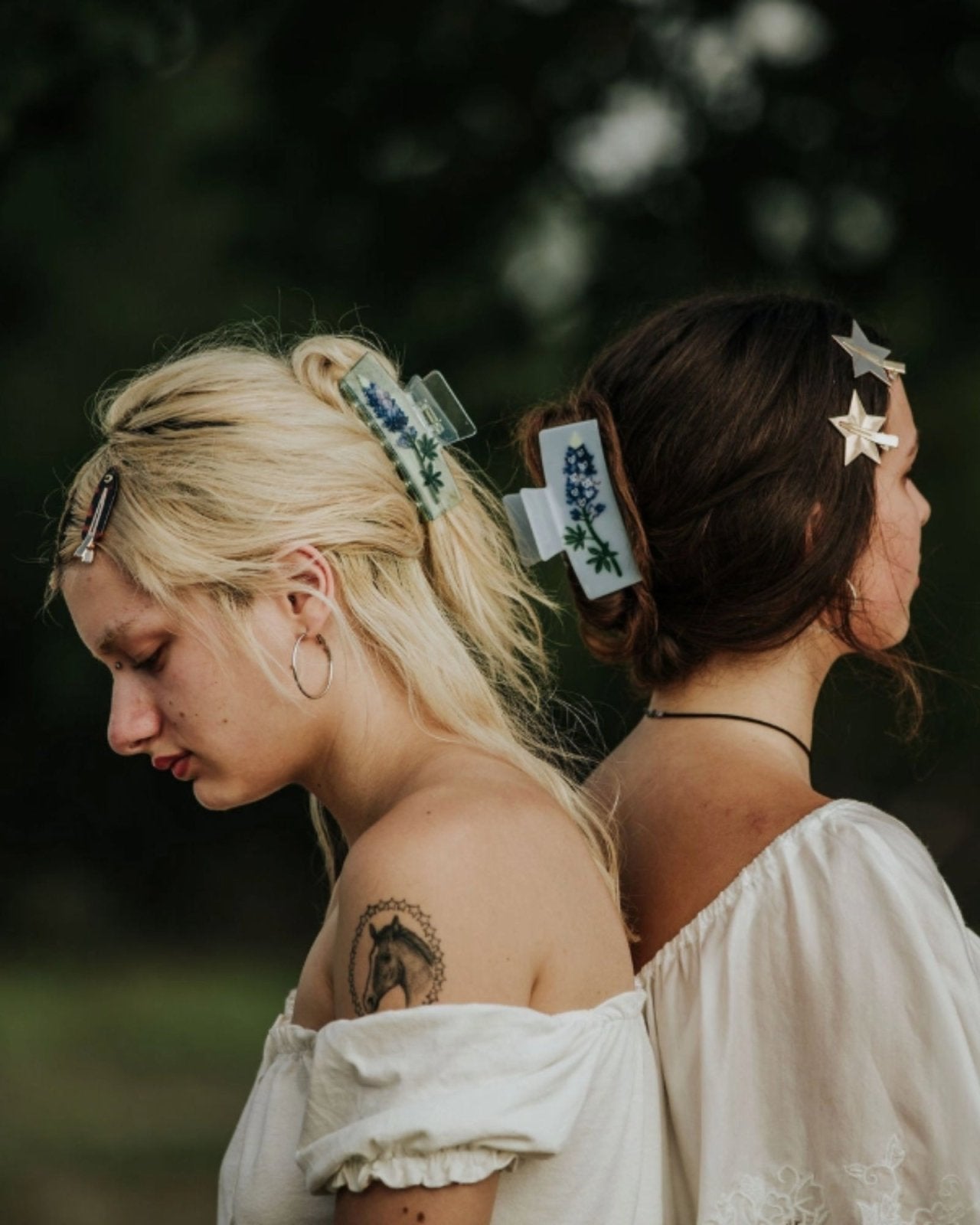 BLUEBONNET CLAW CLIP | Stonewaters