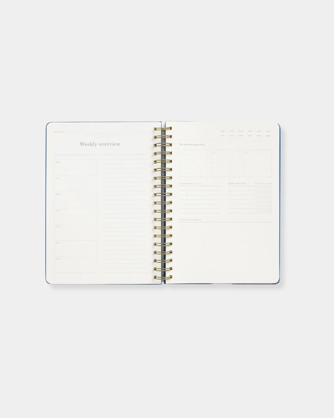 BOLD UNDATED DAILY PLANNER | Stonewaters