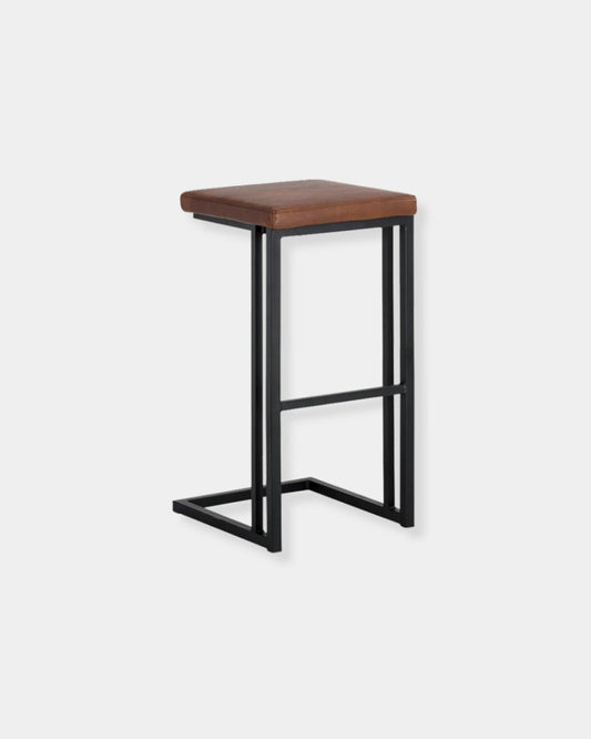 BOONE BAR STOOL - COGNAC | Stonewaters
