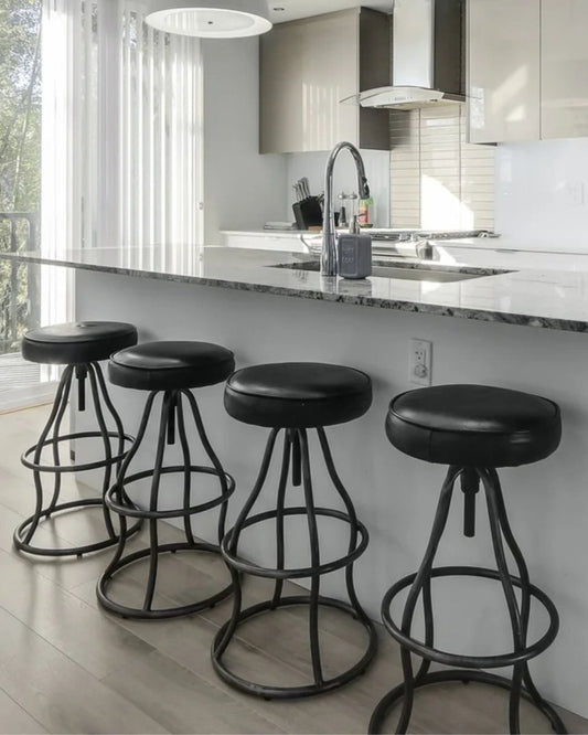 BOWIE STOOL - BLACK | Stonewaters