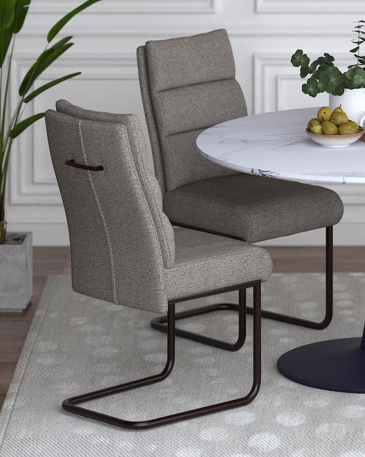 BRODI CHAIR SET OF 2 - CHARCOAL | Stonewaters