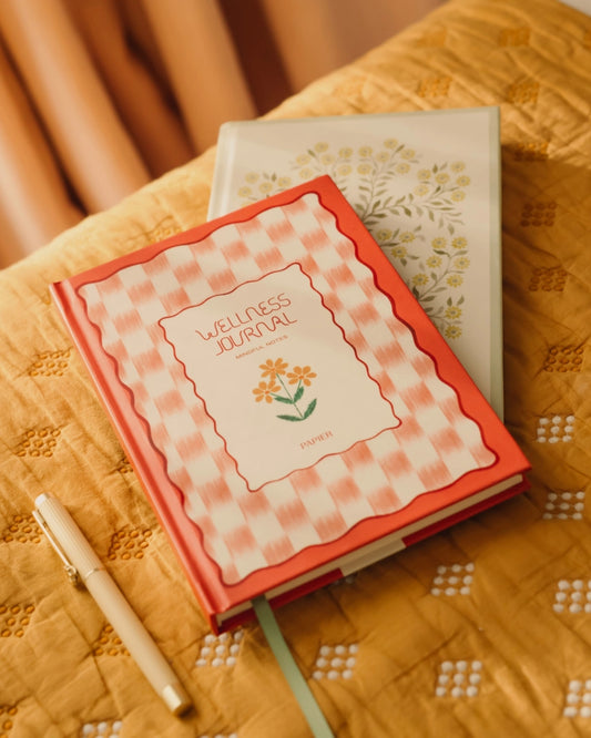 GUIDED GRATITUDE JOURNAL - FLORAL IKAT
