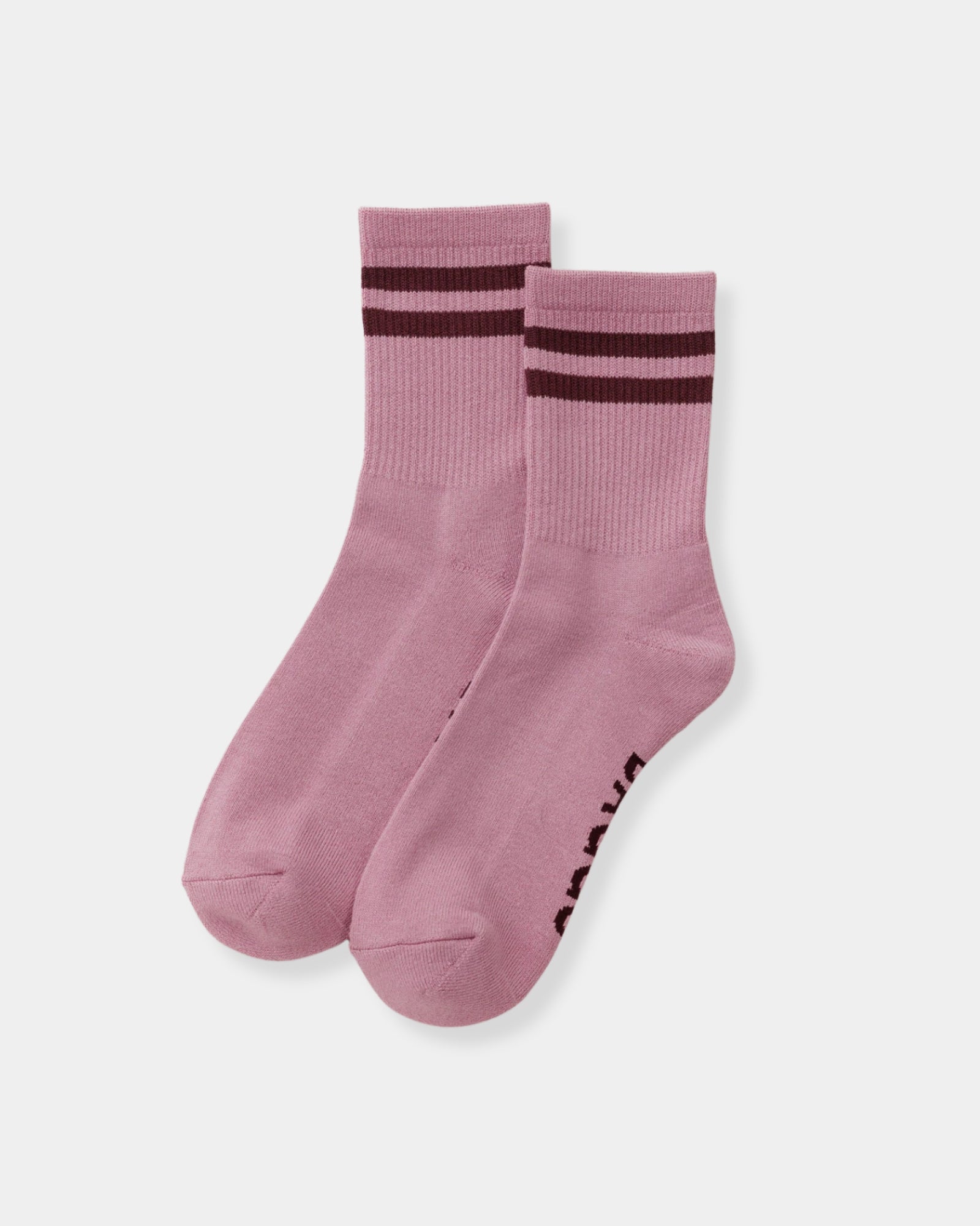 RIBBED SOCK - WILD PLUM STRIPE