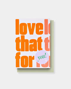 VIOLET LOVE THAT FOR YOU - CARD