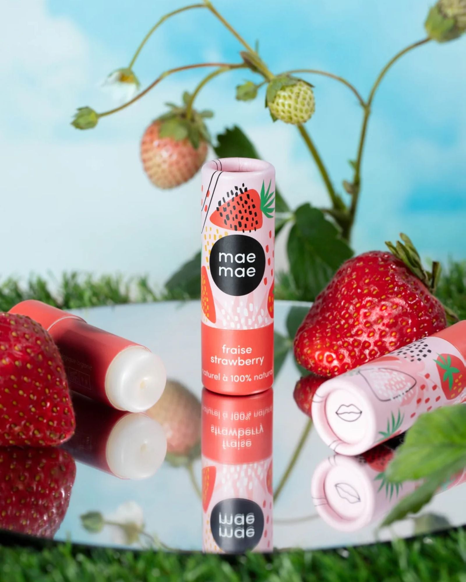 STRAWBERRY - NATURAL LIP BALM