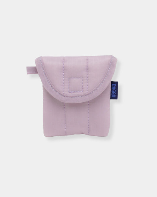 PUFFY EARBUDS CASE - DUSTY PINK