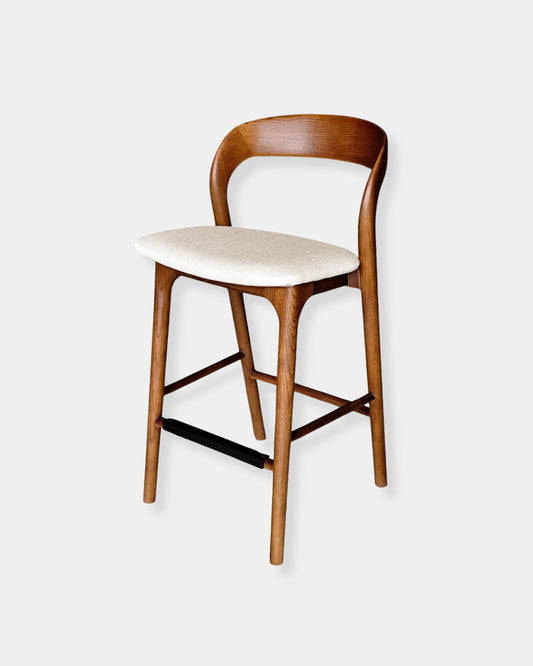 ROTONDO COUNTER STOOL - WALNUT