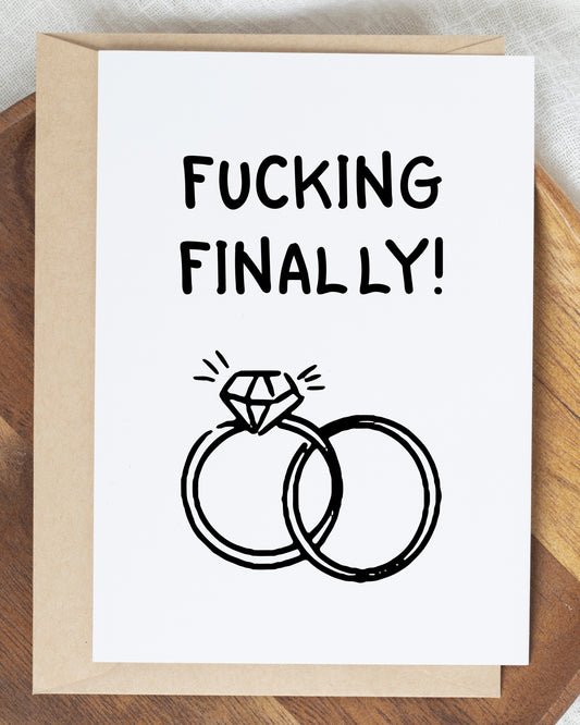 FUCKING FINALLY - CARD