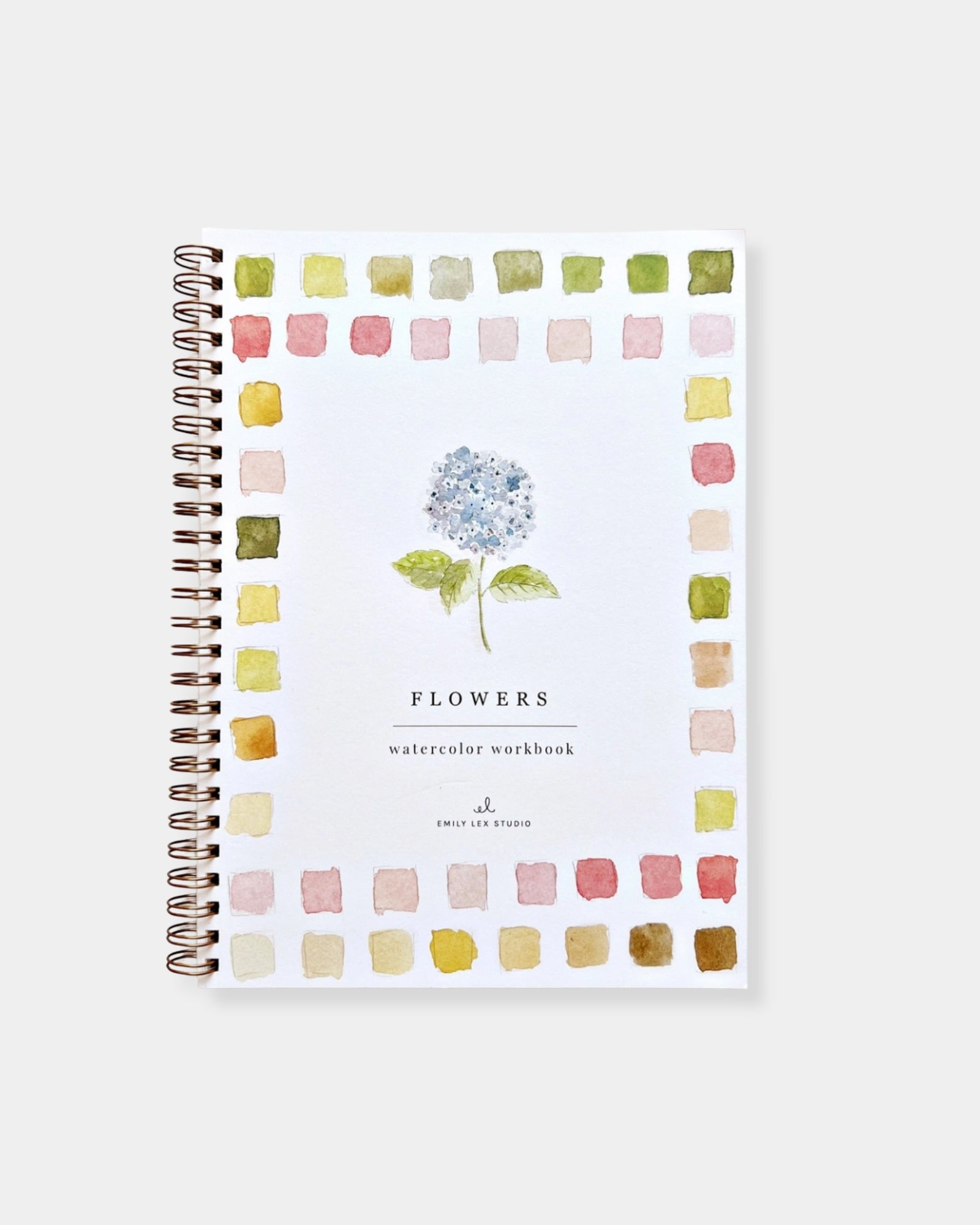 FLOWERS WATERCOLOUR WORKBOOK