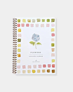 FLOWERS WATERCOLOUR WORKBOOK