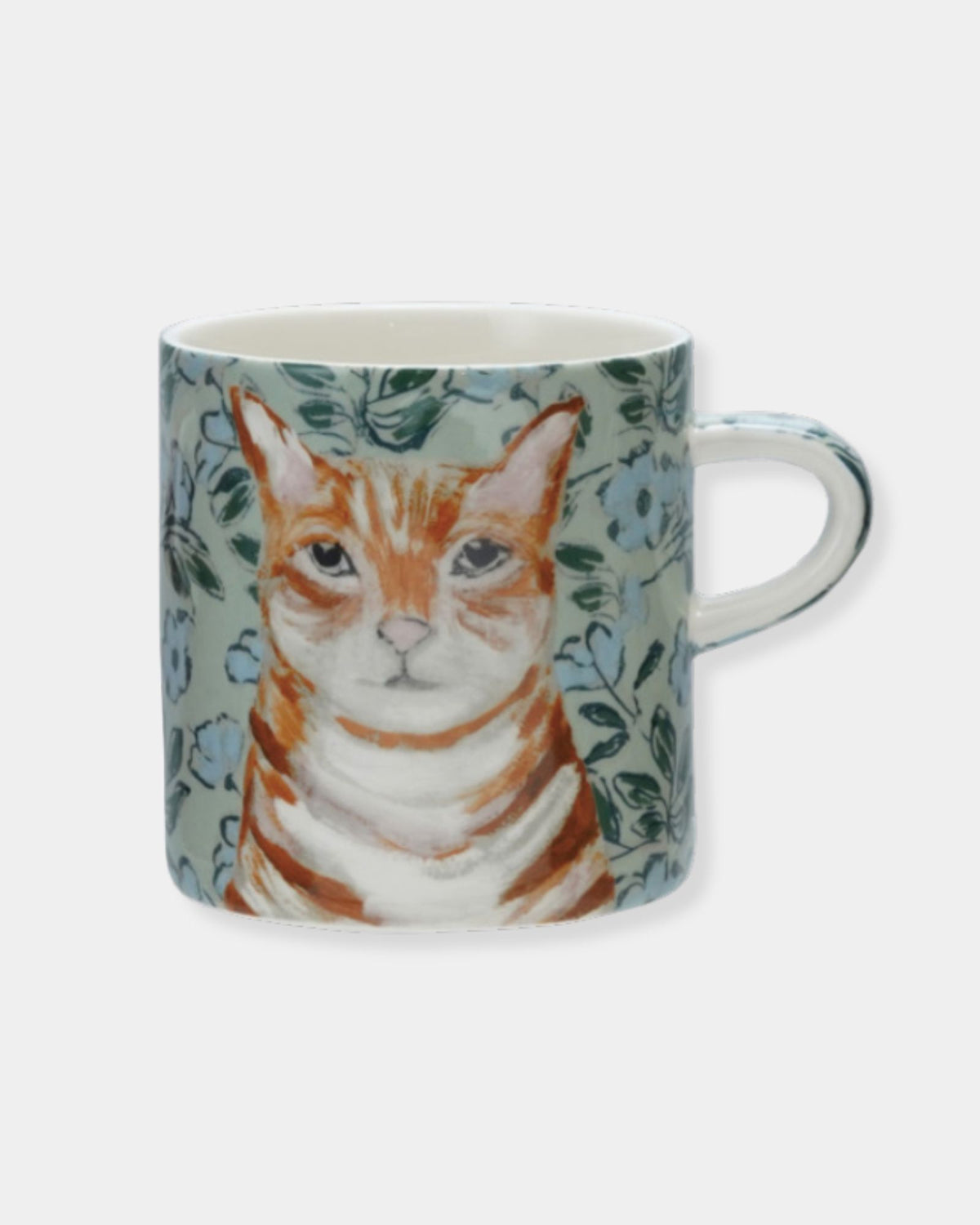 CAT STONEWARE MUG 16oz