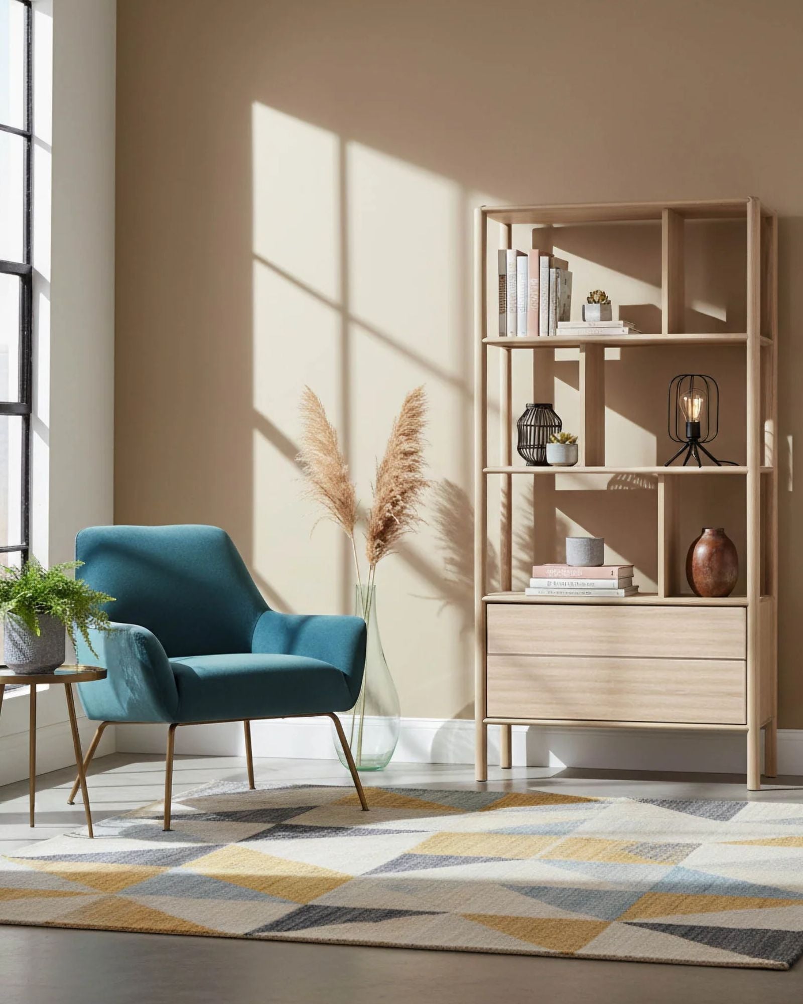 RUNWAY BOOKCASE - LIGHT OAK