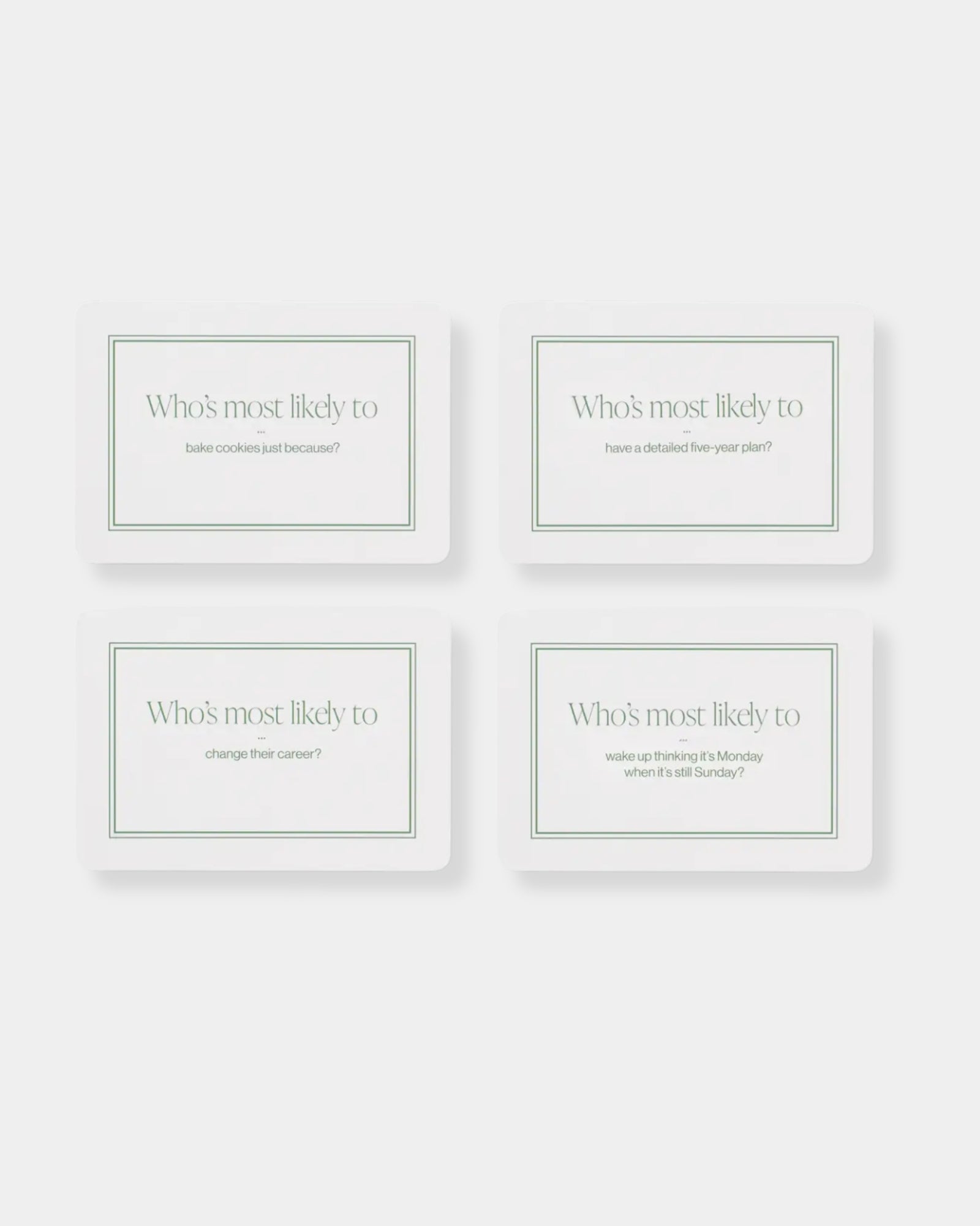 SUPPER STORIES DINNER PARTY PLAYING CARDS