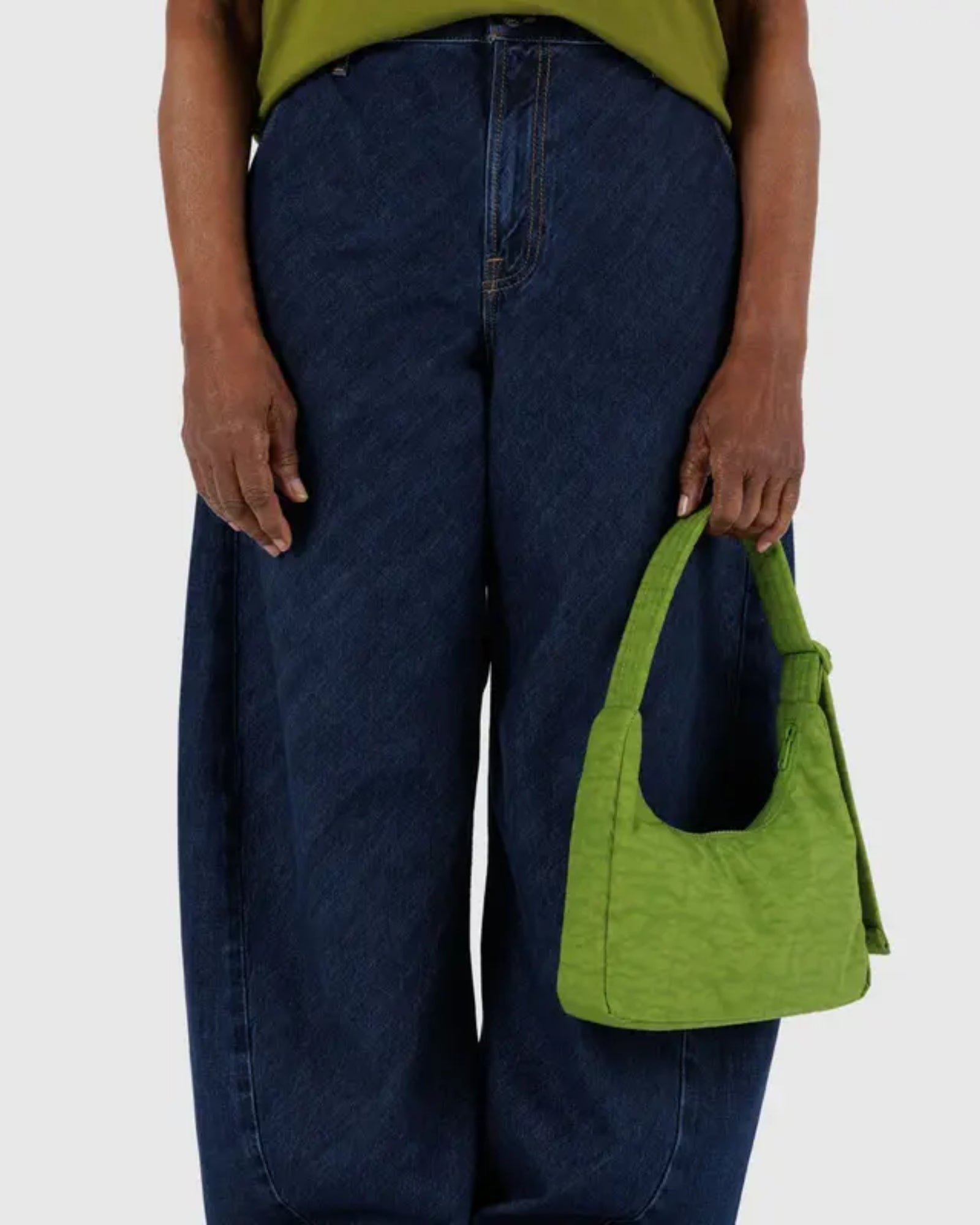 MINI NYLON SHOULDER BAG - GREEN JUICE