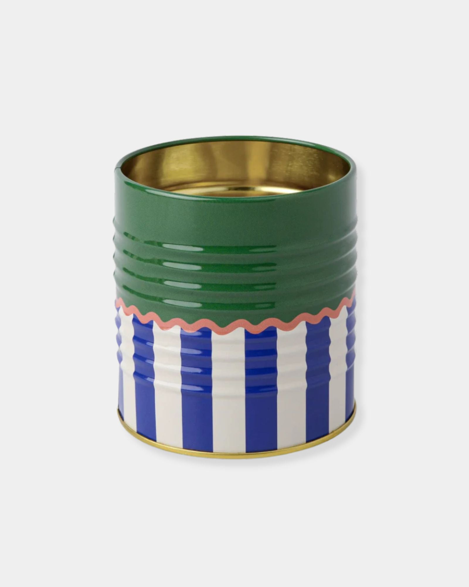 A DOPO SOLID & STRIPED STORAGE TIN