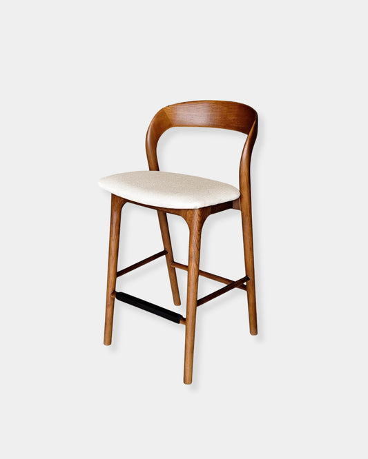 ROTONDO COUNTER STOOL - WALNUT