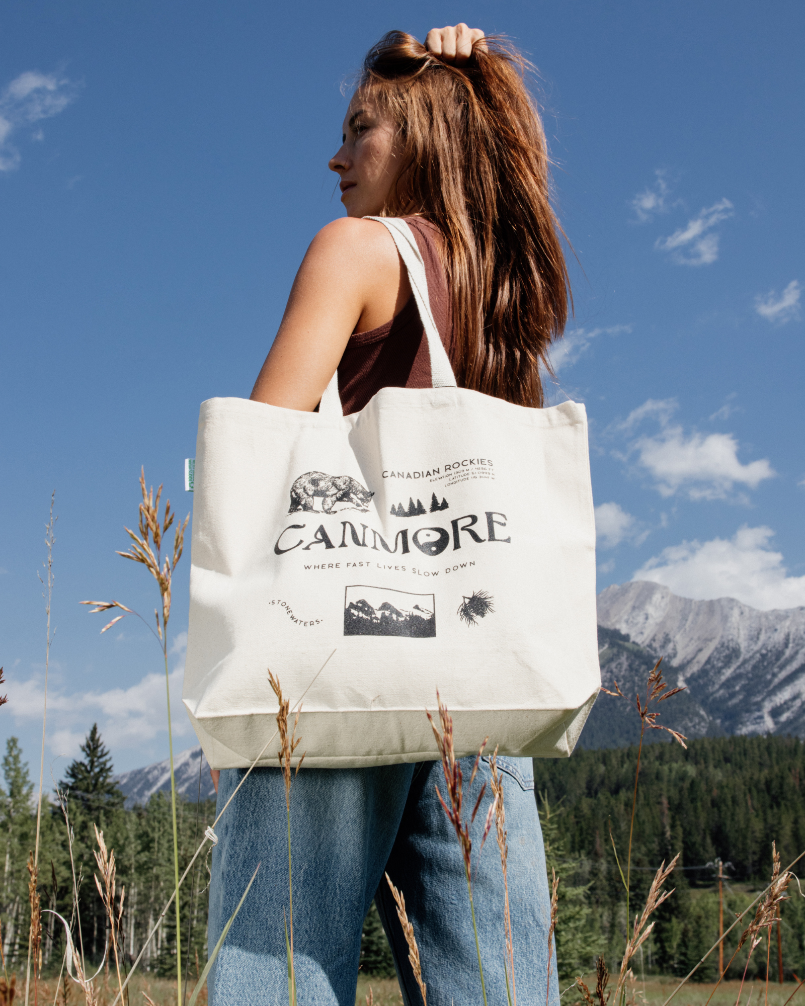 CANMORE BLACK - TOTE BAG