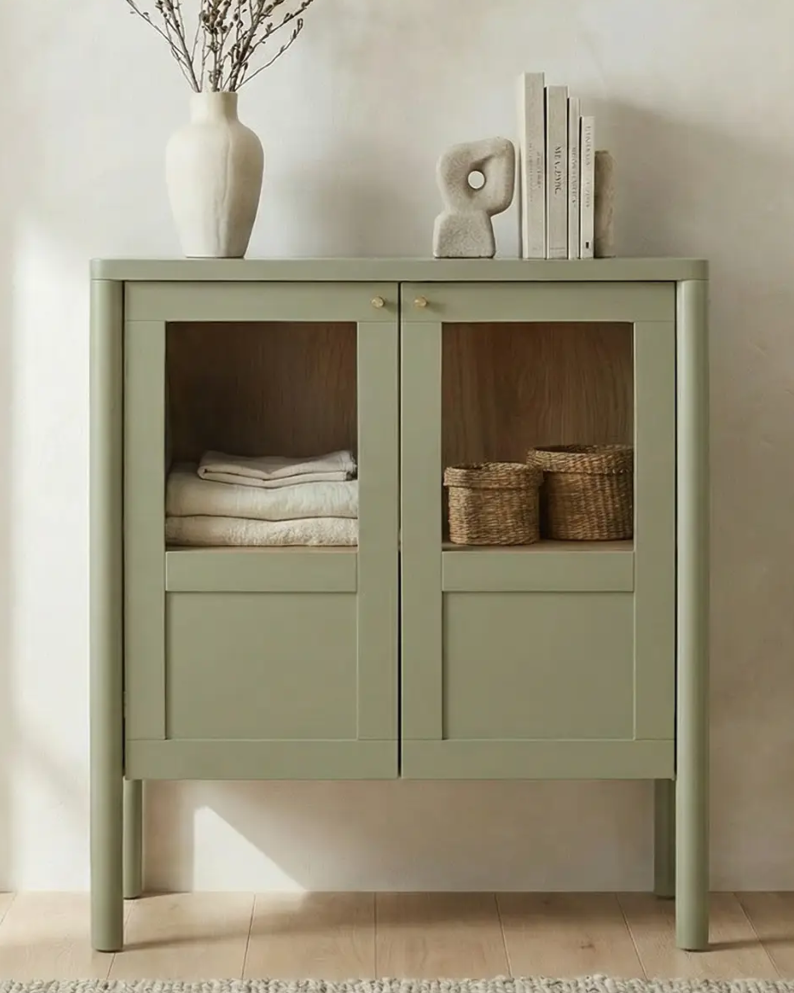 HANNAH CABINET GREEN - SMALL