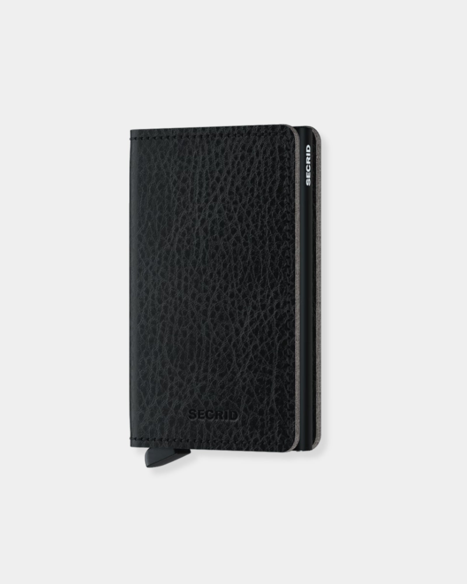 BLACK - VEG TANNED LEATHER SLIMWALLET