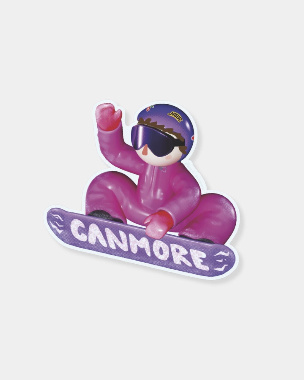 CANMORE SNOWBOARDER - STICKER | Stonewaters