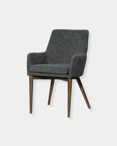 FRITZ ARM CHAIR SLATE - SET OF 2