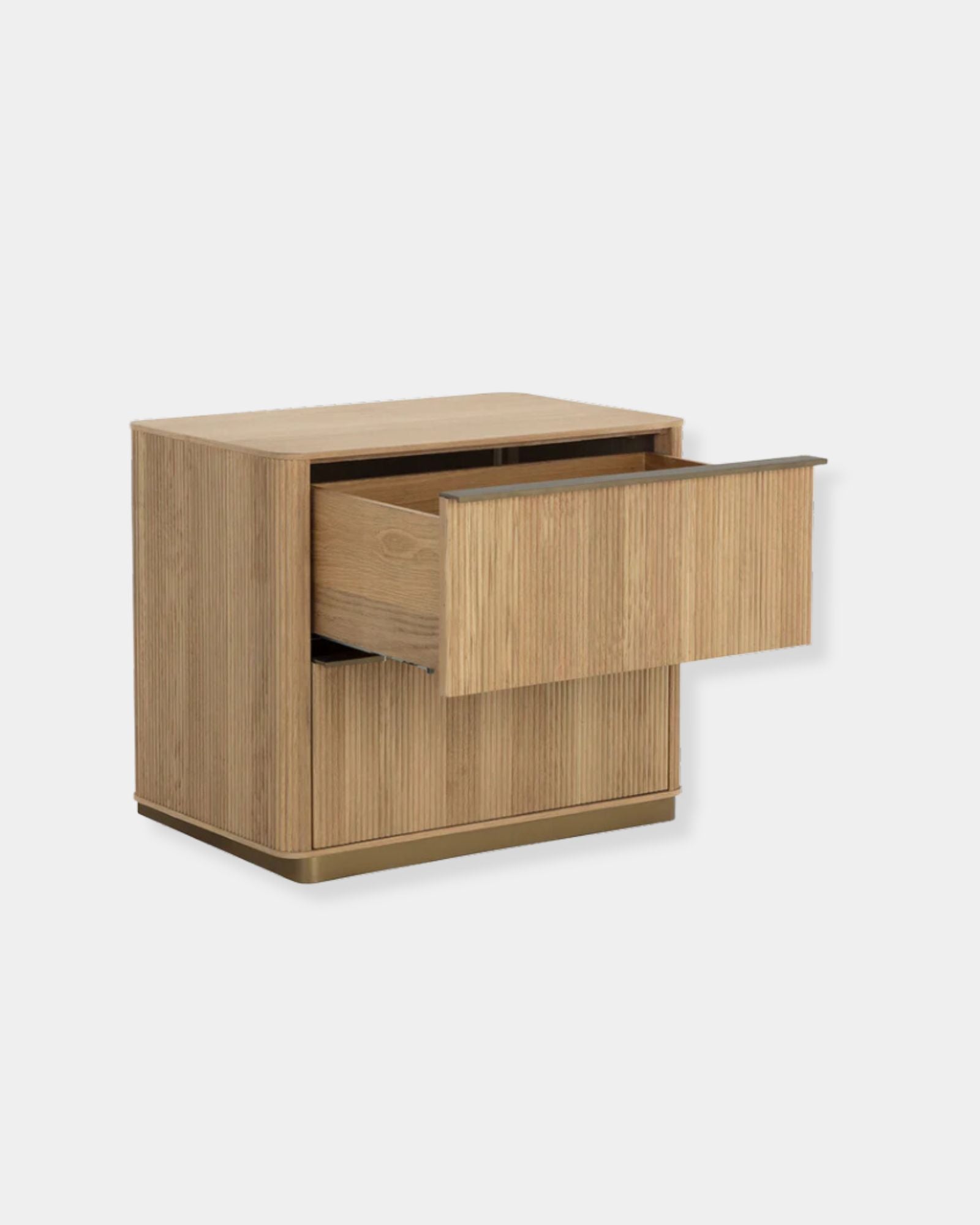 KALLA 2-DRAWER NIGHTSTAND - NATURAL