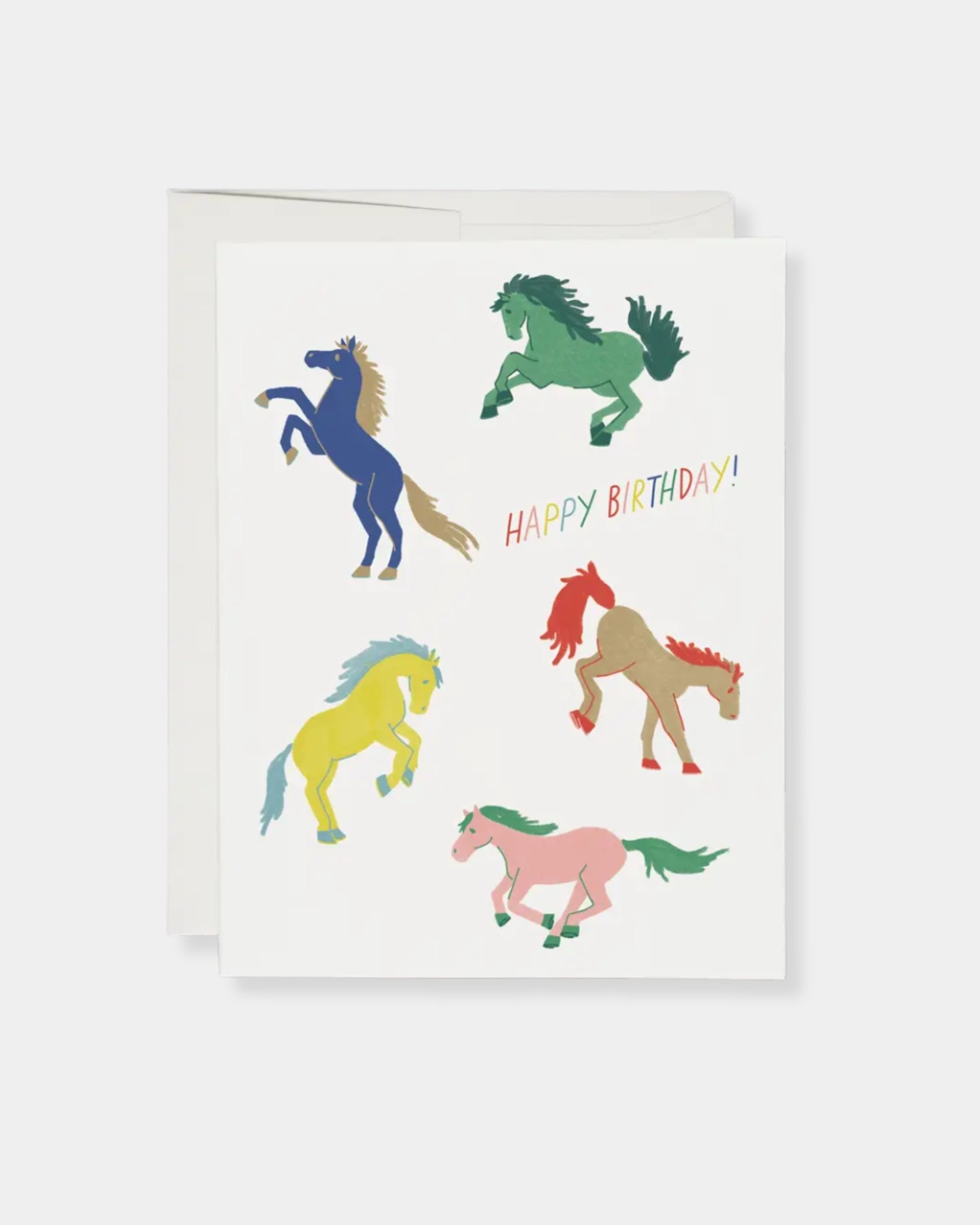 WILD HORSES BIRTHDAY - CARD
