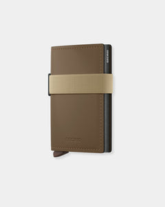 EARTH BEIGE LEATHER MATTE - BANDWALLET