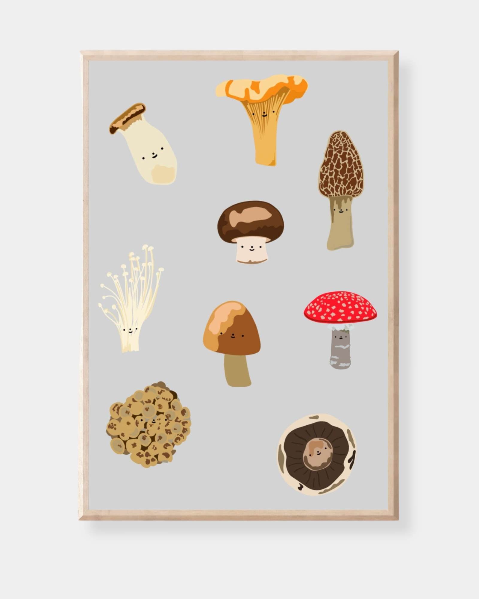 MUSHROOM 12X18 - PRINT