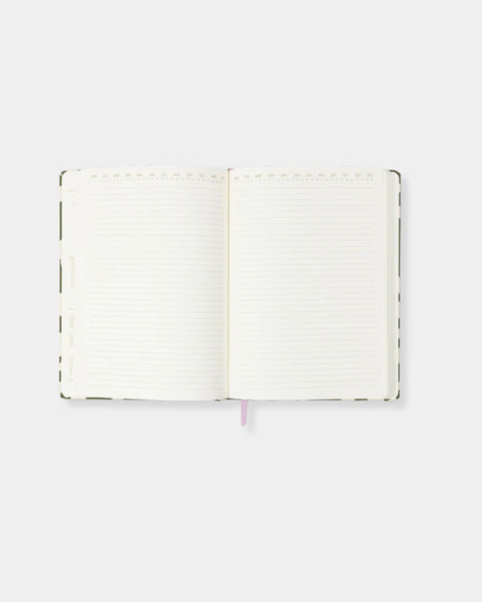 JUMBO SOFT TOUCH JOURNAL - GREEN GROOVY FLORAL