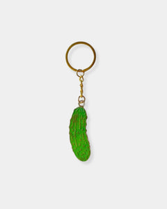 ENAMEL PICKLE - KEYCHAIN