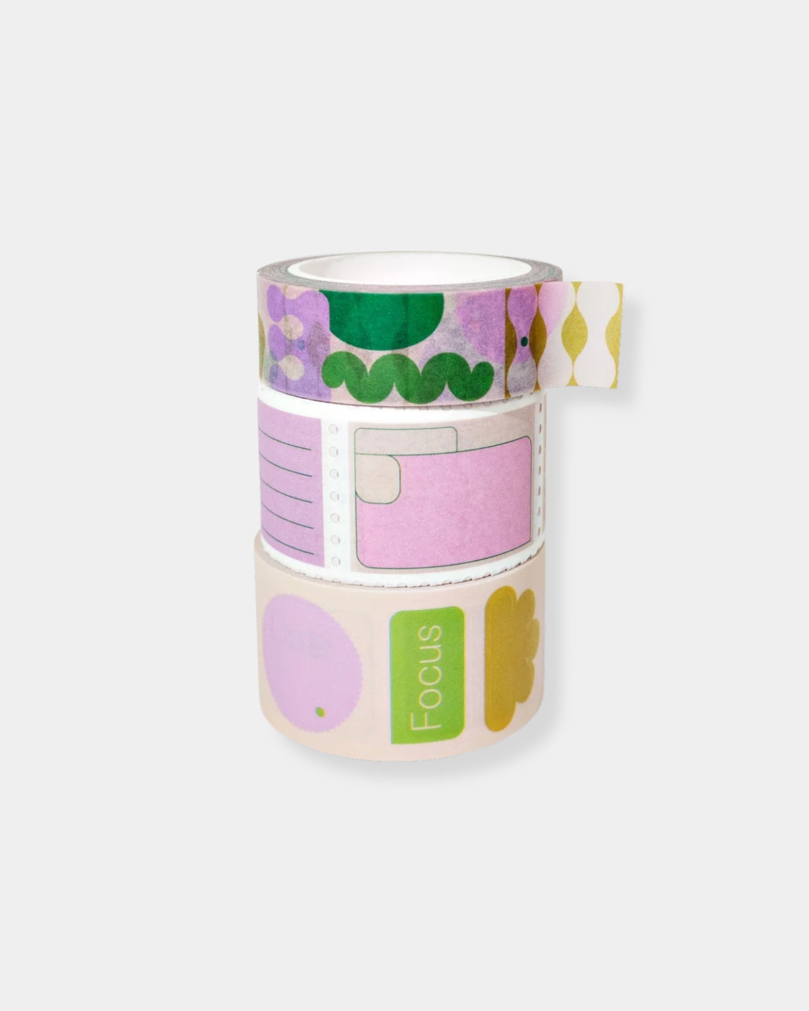 TABS STAMP + STICKER MIX WASHI TAPE