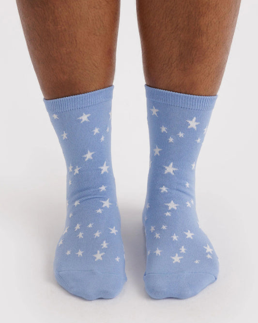 CREW SOCK - BLUE STAR