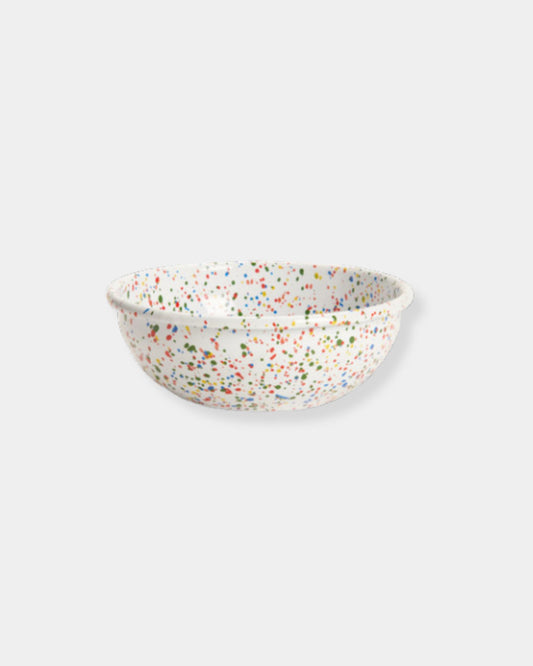 WHITE RAINBOW FALLS CEREAL BOWL