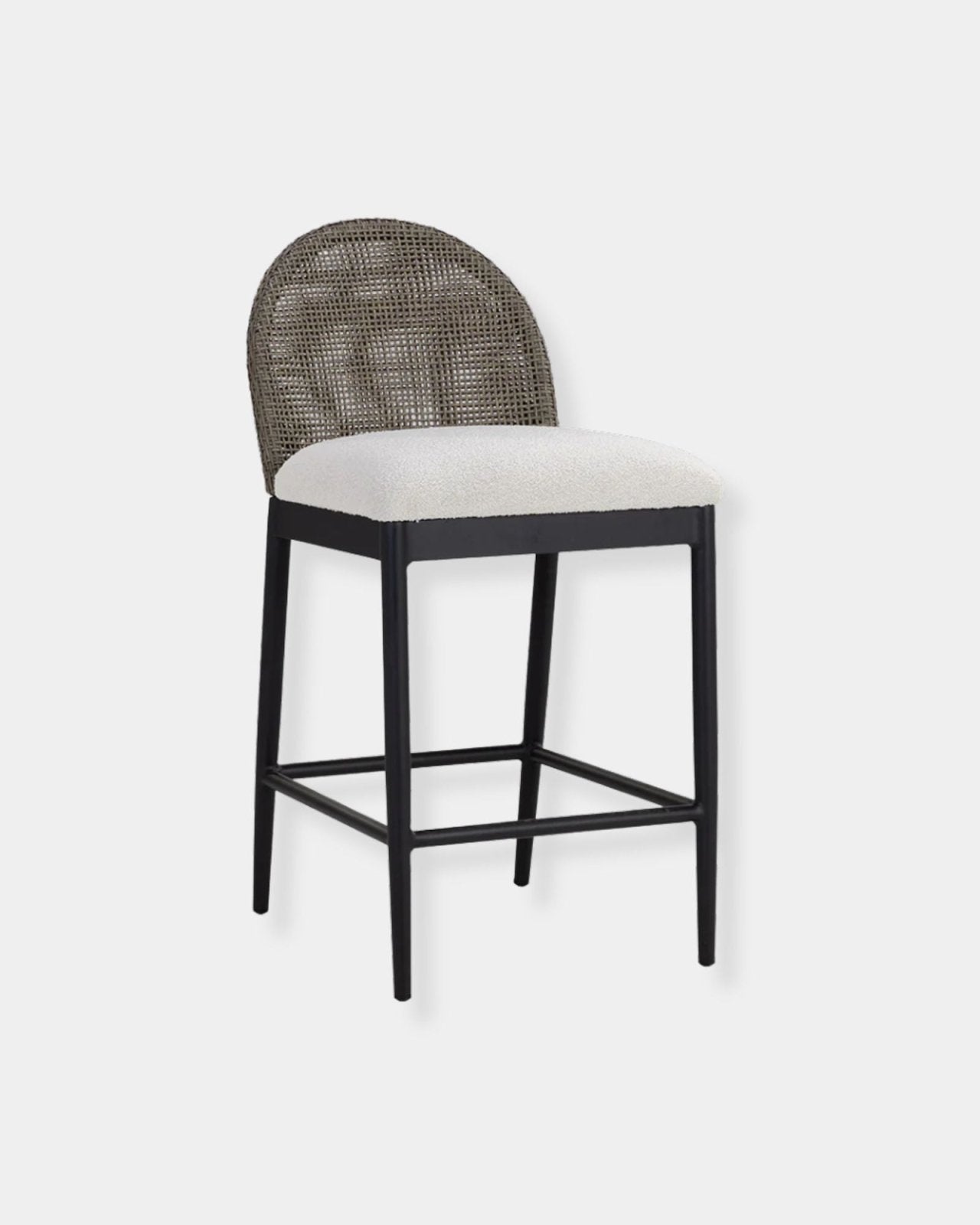 CALANDRI COUNTER STOOL - BLACK | Stonewaters