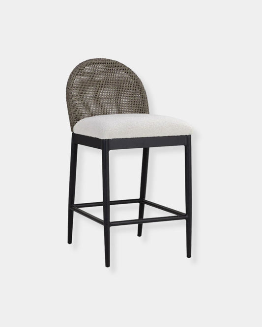 CALANDRI COUNTER STOOL - BLACK | Stonewaters