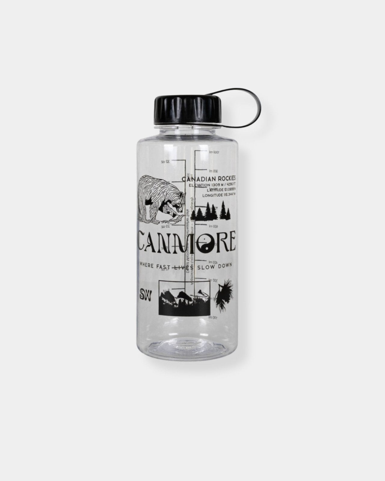 CANMORE BOTTLE 36oz - BLACK | Stonewaters