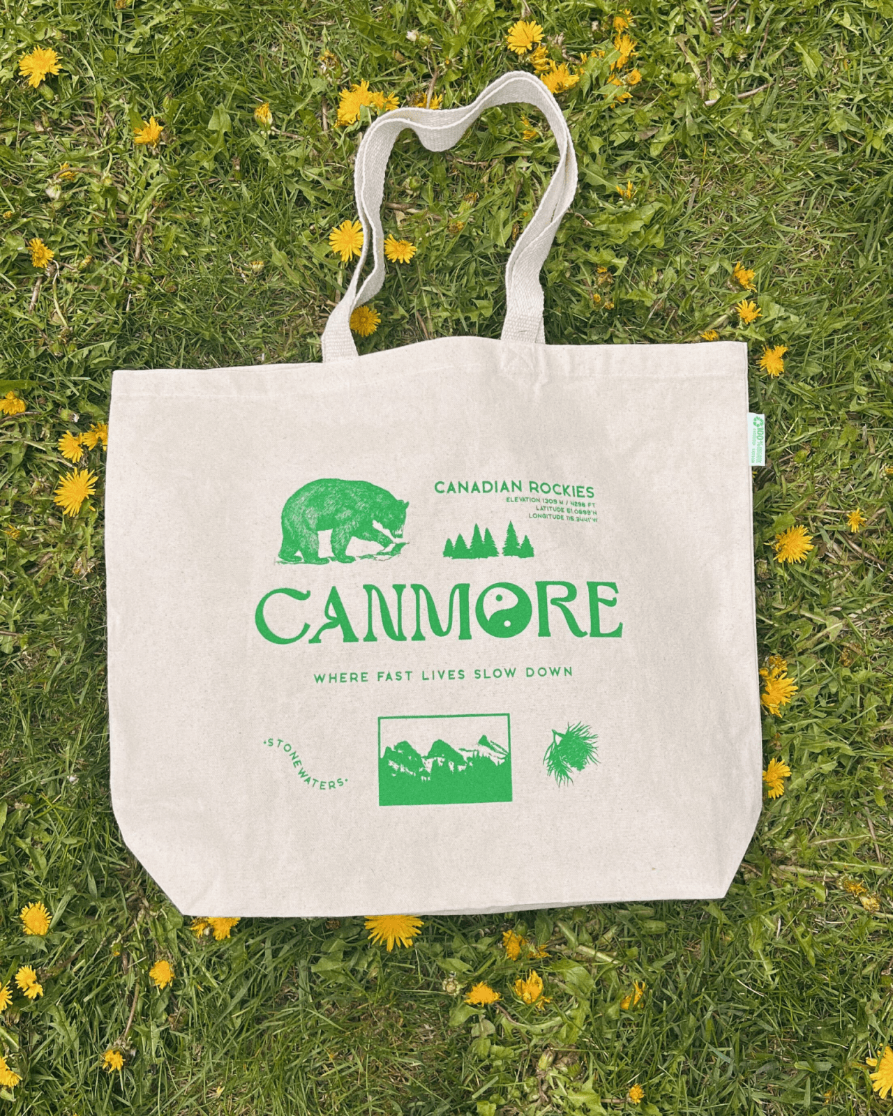 CANMORE GREEN - TOTE BAG | Stonewaters