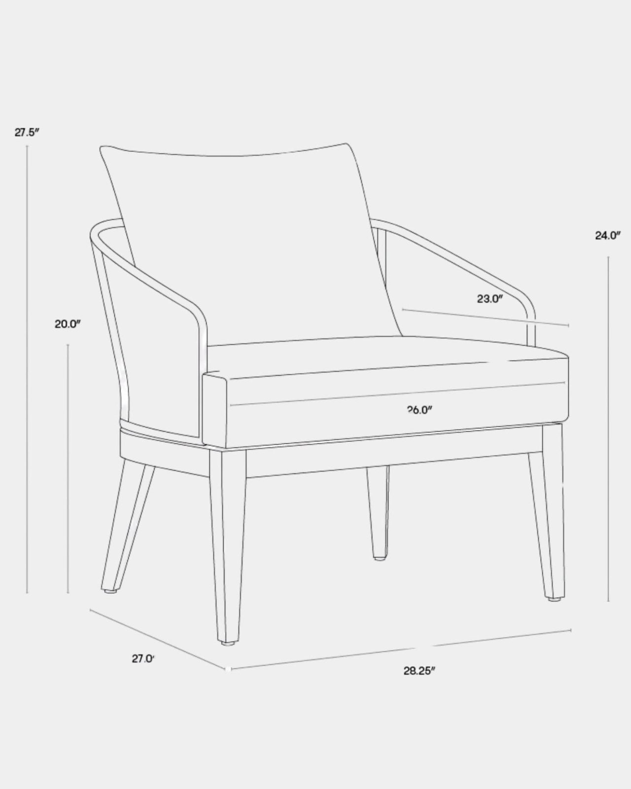 CAPRI LOUNGE CHAIR - NATURAL | Stonewaters