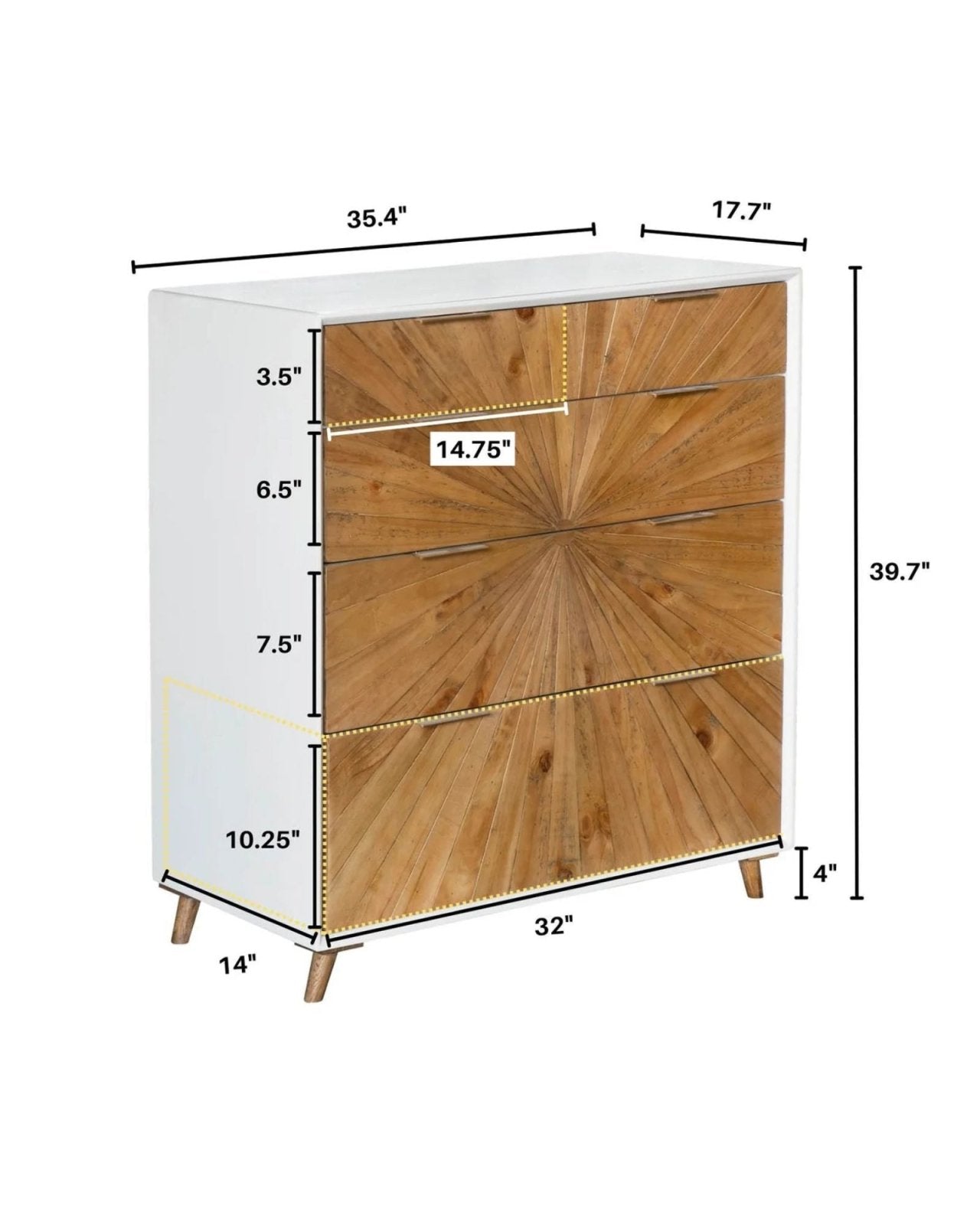 CASABLANCA 5-DRAWER CHEST | Stonewaters