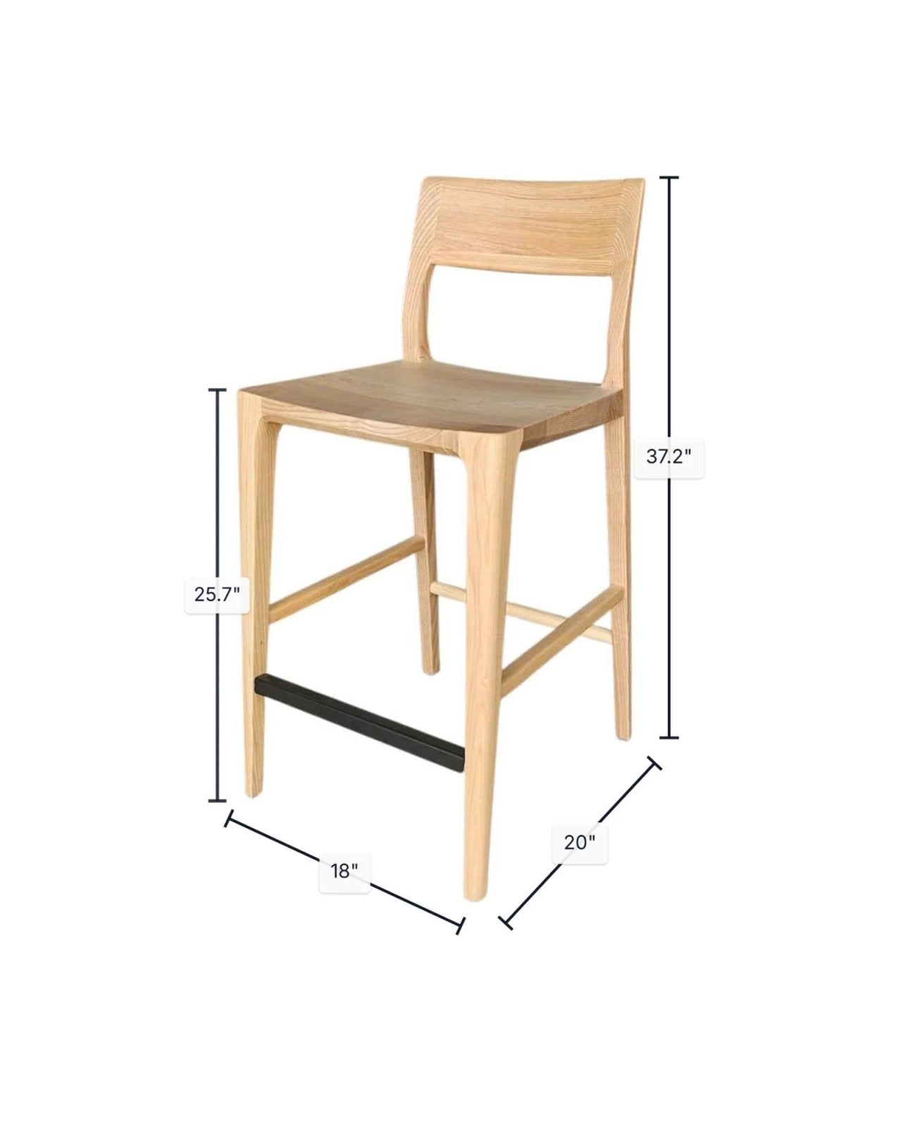 CATANIA COUNTER STOOL - NATURAL | Stonewaters