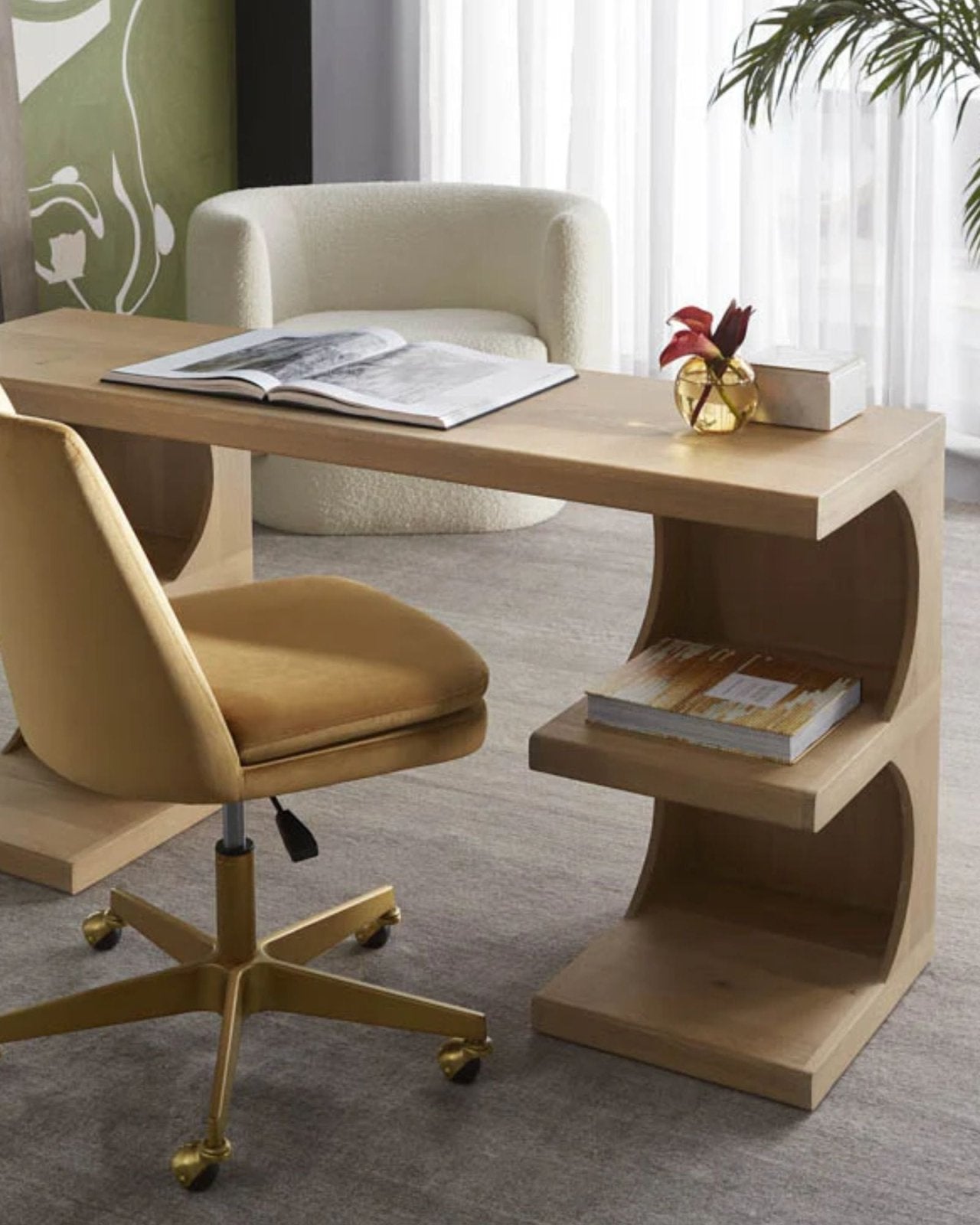 CATRINE DESK - RUSTIC OAK | Stonewaters