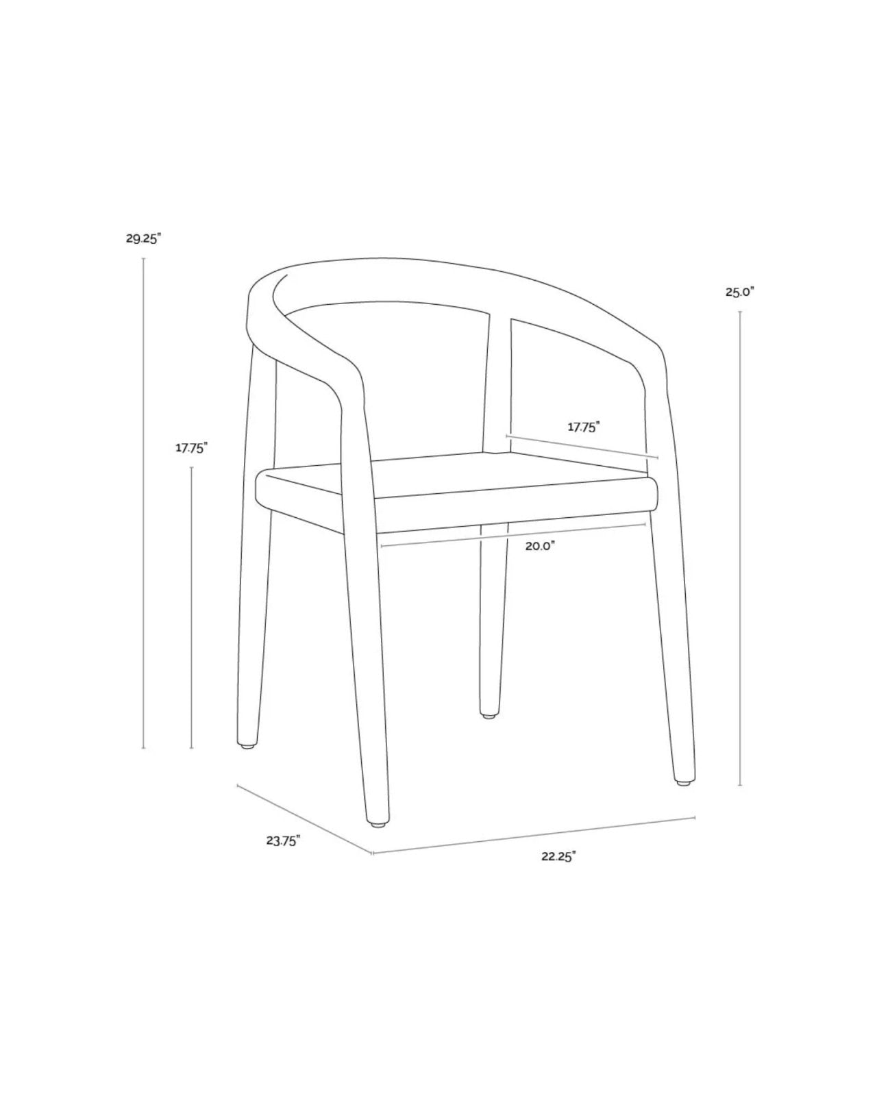 CAYMAN DINING CHAIR | Stonewaters