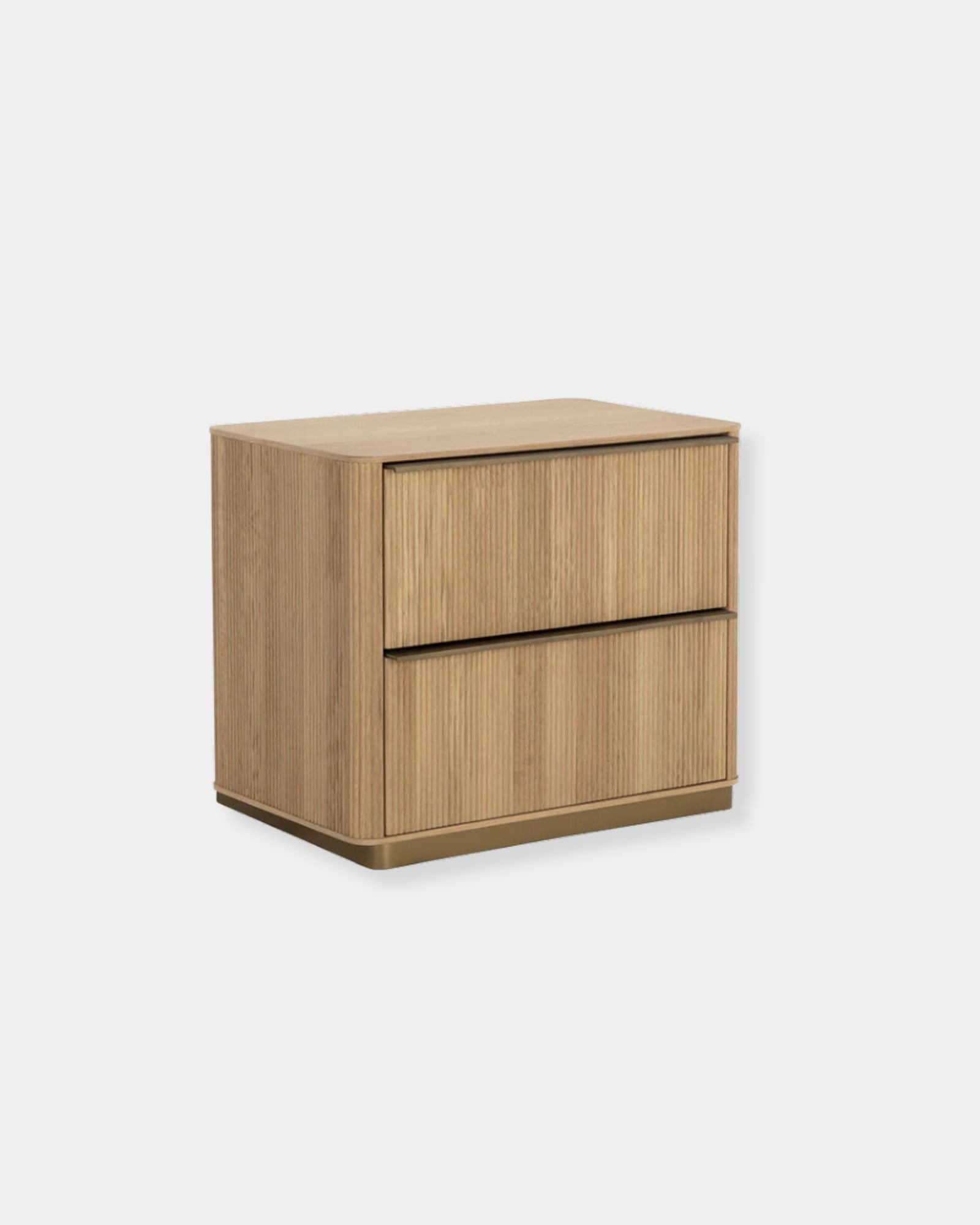 KALLA 2-DRAWER NIGHTSTAND - NATURAL