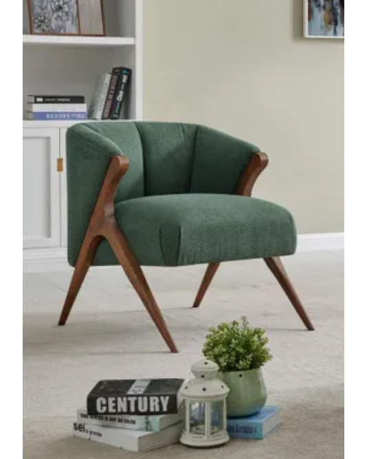 FLORENCE ACCENT CHAIR - HAVANA GREEN