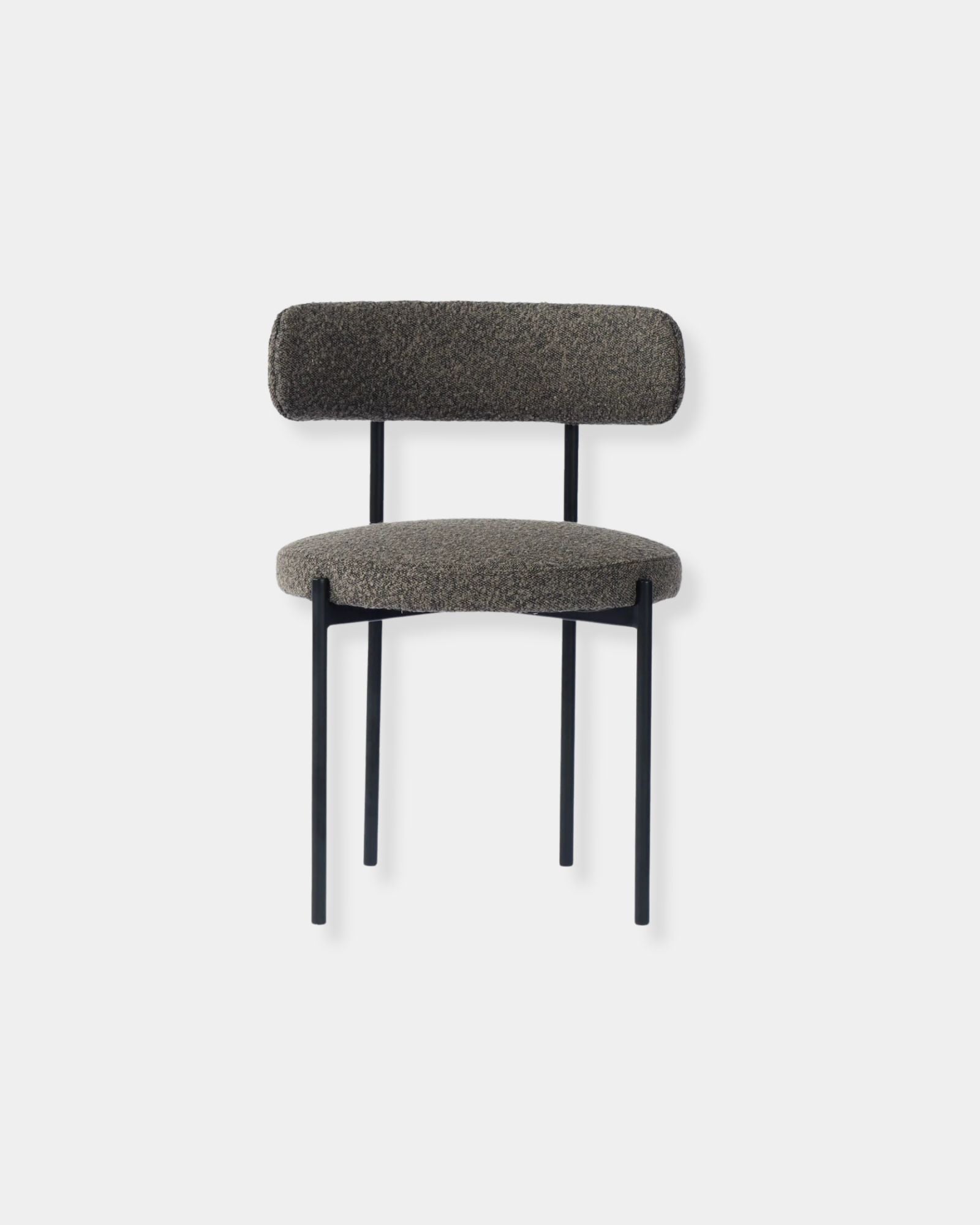 CLEO CHAIR - BROWN BOUCLE