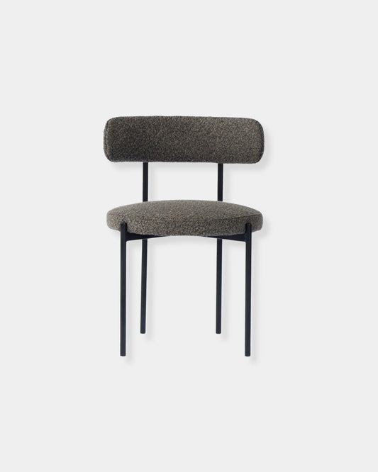 CLEO CHAIR - BROWN BOUCLE
