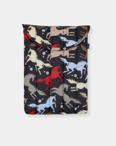 PUFFY LAPTOP SLEEVE 13/14" - HORSE CUT-OUTS